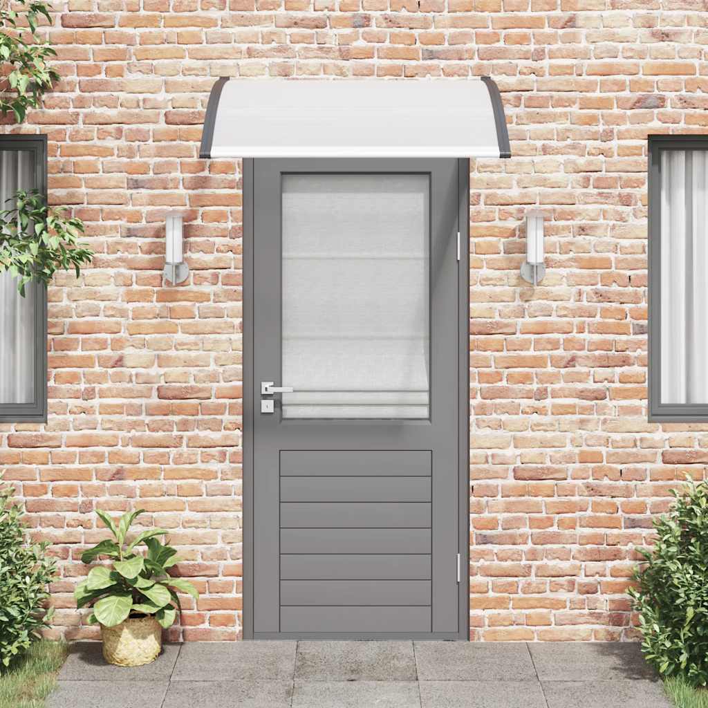 vidaXL Marquise de porte 120×100 cm PC