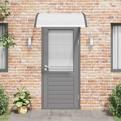 vidaXL Marquise de porte 120×100 cm PC