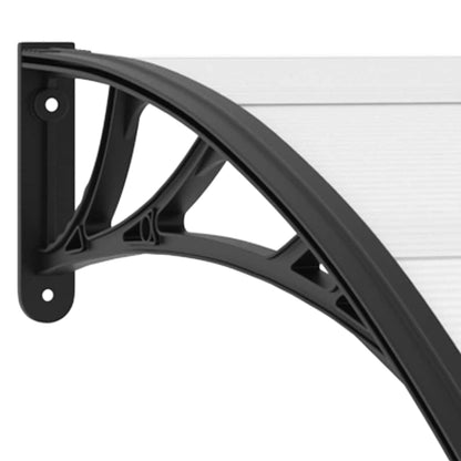 vidaXL Marquise de porte 120×100 cm PC