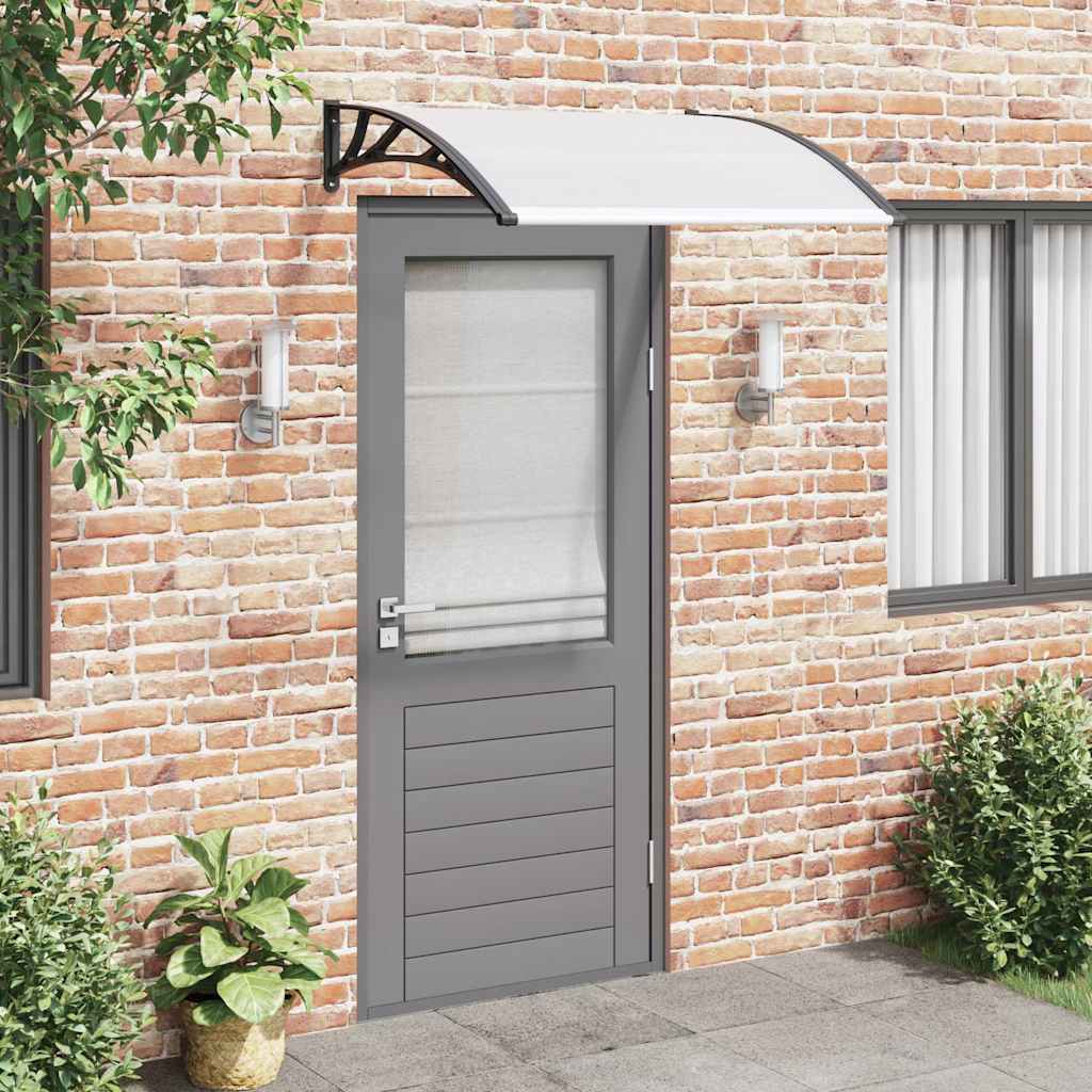vidaXL Marquise de porte 120×100 cm PC