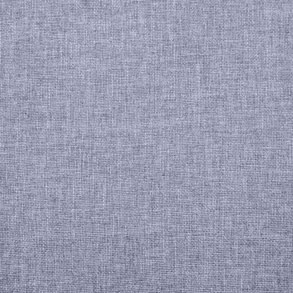 vidaXL Sofa 3-Sitzer Stoff Hellgrau