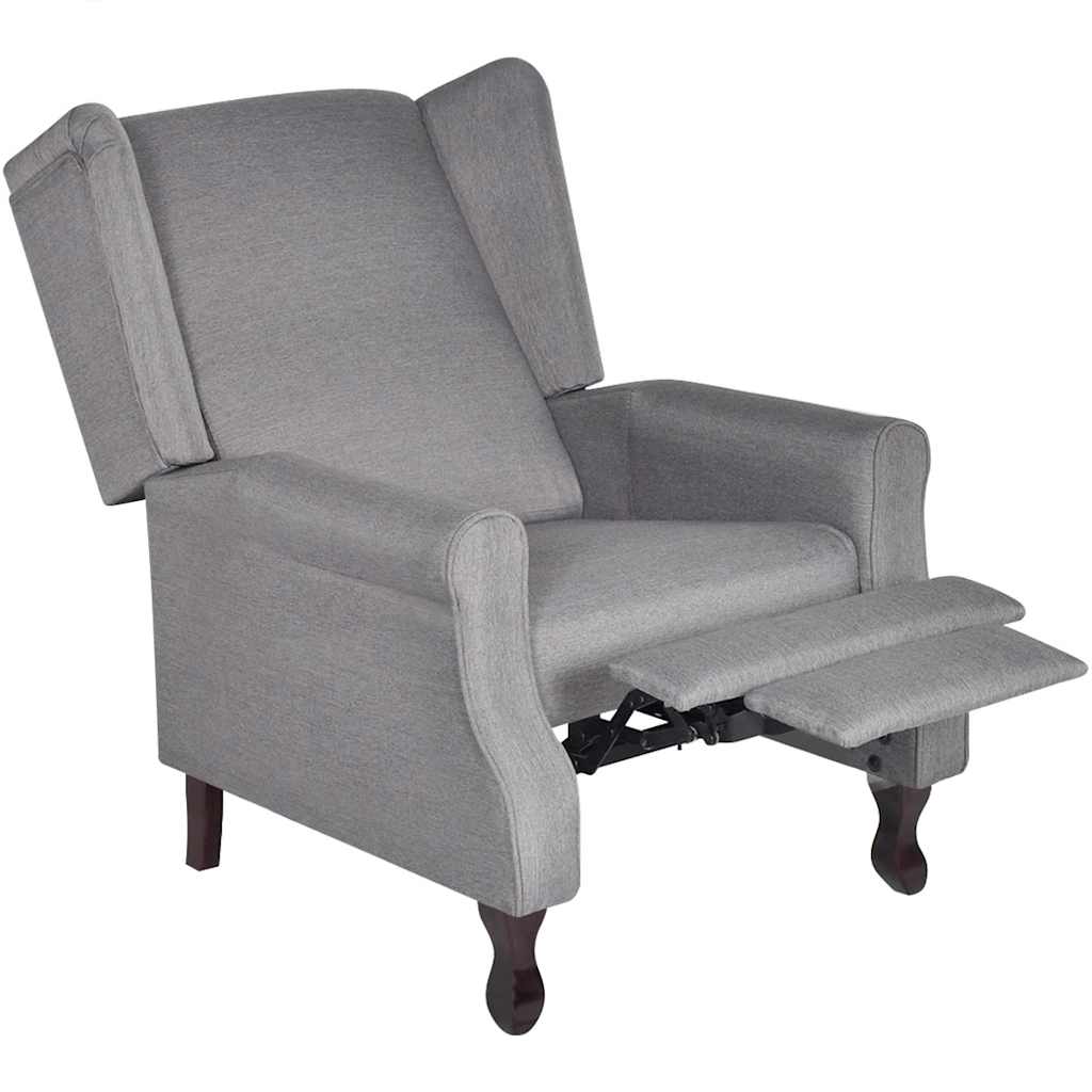 vidaXL Sessel Grau Stoff
