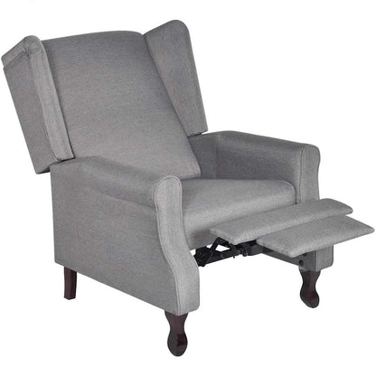 vidaXL Sessel Grau Stoff