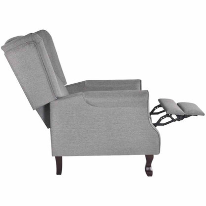 vidaXL Sessel Grau Stoff