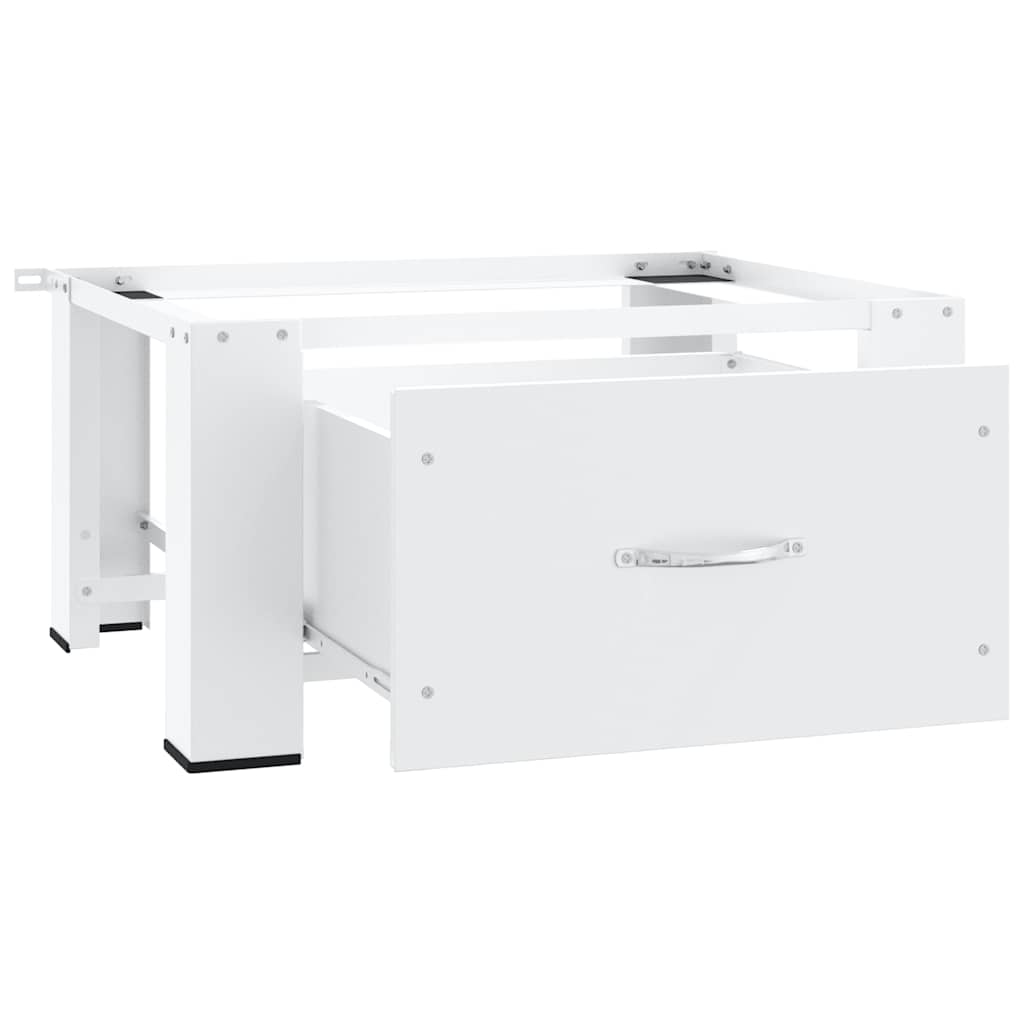 Waschmaschinen-Untergestell mit Schublade Weiß