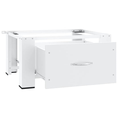 Waschmaschinen-Untergestell mit Schublade Weiß