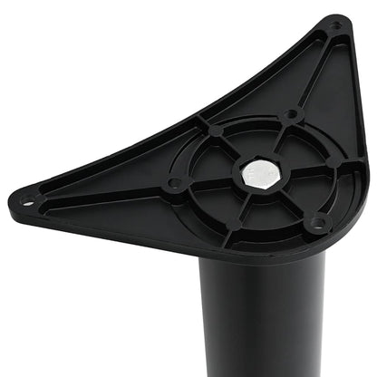 4x höhenverstellbares Tischbein Schwarz 1100 mm