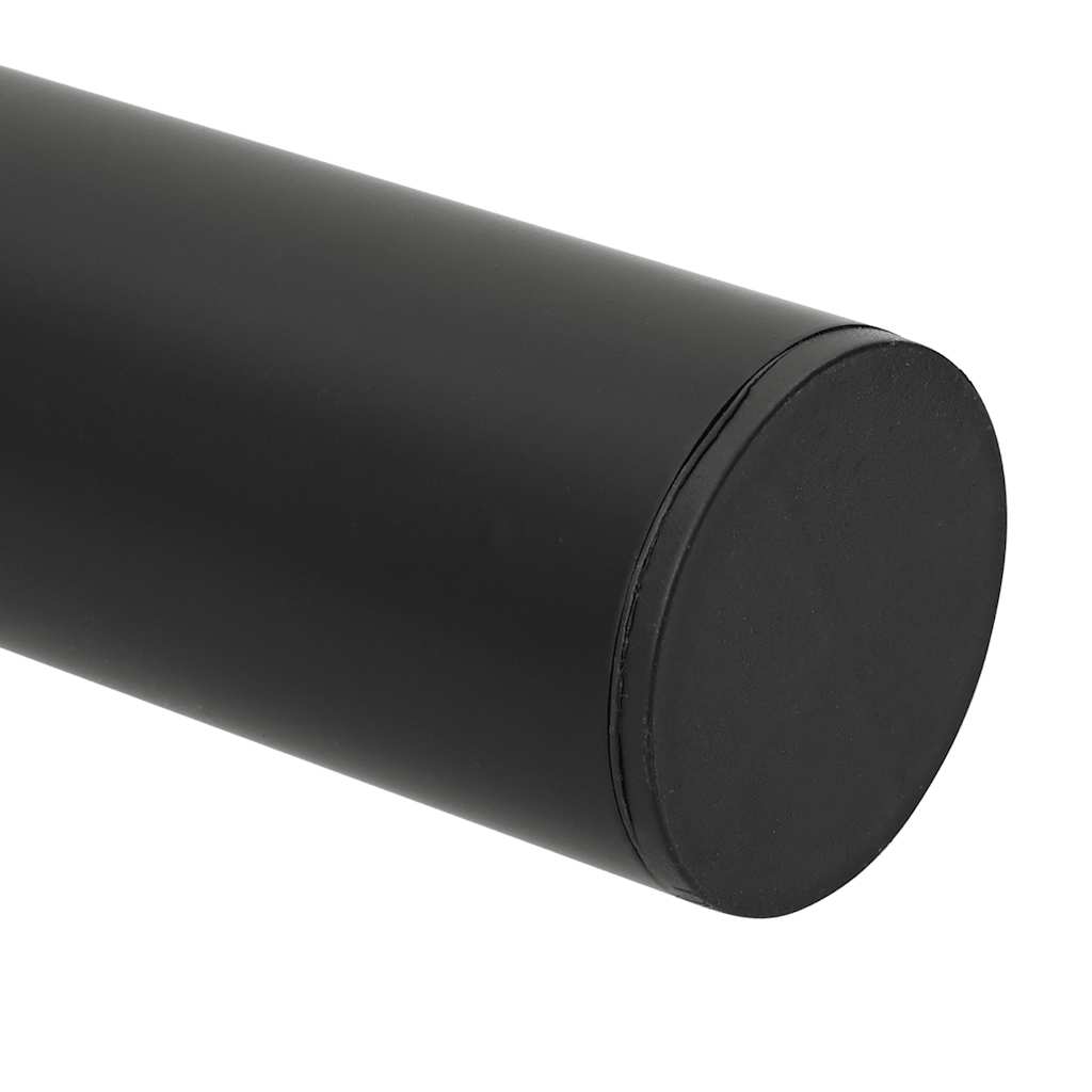 2 x Teleskopfuß Tischfuß Stützfuß Tischbein Schwarz 710 mm-1100 mm