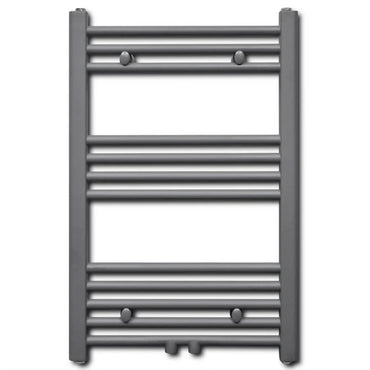 Handtuchheizkörper Warmwasser Gerade Grau 500x764 mm