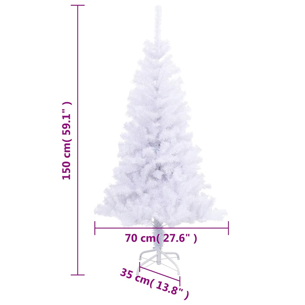 vidaXL Künstlicher Weihnachtsbaum mit Ständer 150 cm 380 Zweige