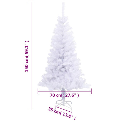 vidaXL Künstlicher Weihnachtsbaum mit Ständer 150 cm 380 Zweige