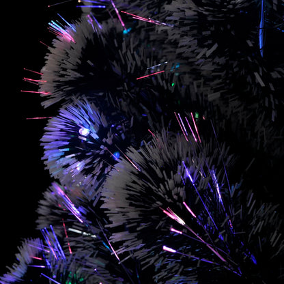 vidaXL Vorbeleuchteter Weihnachtsbaum mit Ständer und LED 180 cm Glasfaser