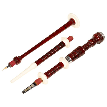 Schottischer Dudelsack Great Highland Roter Royal Stewart Tartan