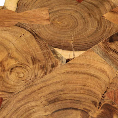 vidaXL Couchtisch 35 cm 6 Baumscheiben Massivholz Akazie