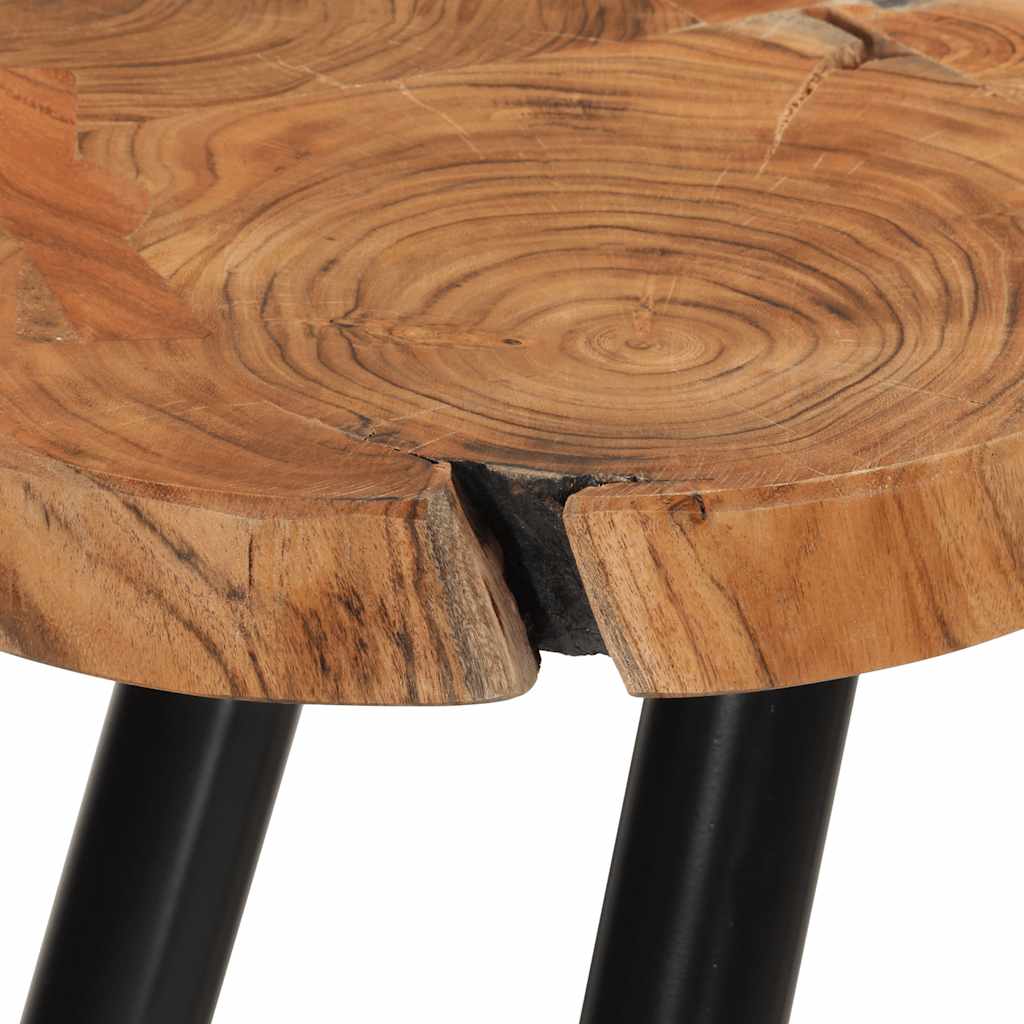 vidaXL Couchtisch 35 cm 6 Baumscheiben Massivholz Akazie