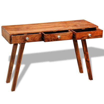 vidaXL Konsolentisch mit 3 Schubladen 76 cm Massivholz Akazie
