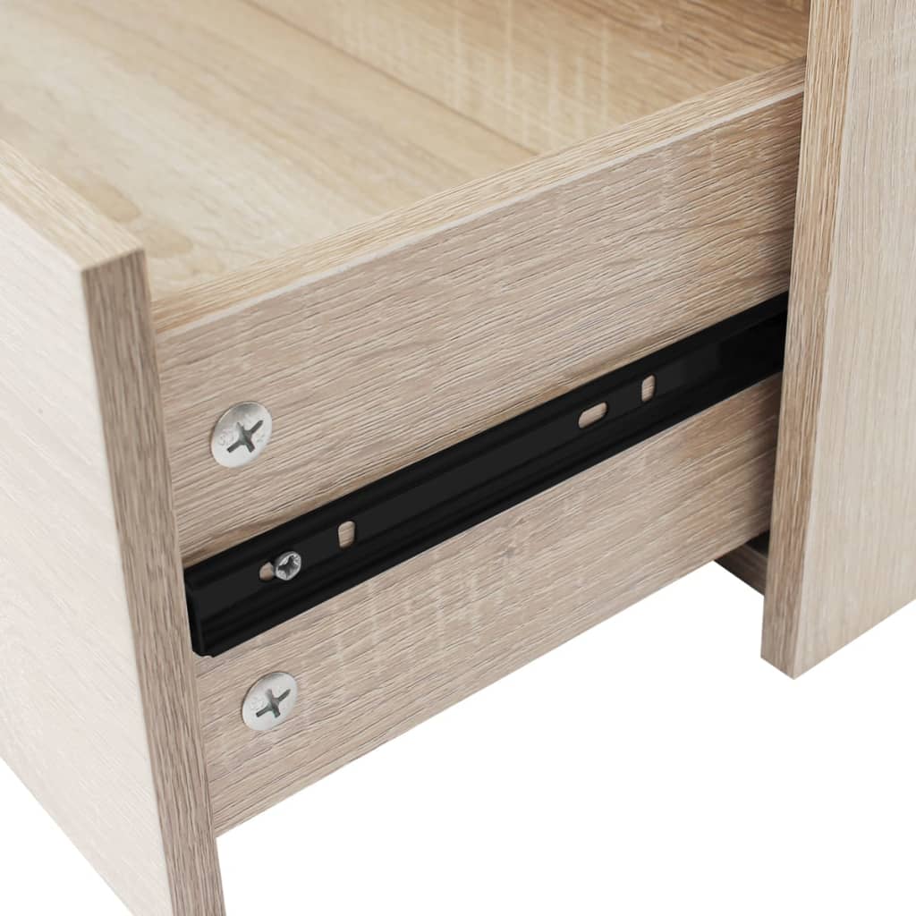 vidaXL Commode à 4 tiroirs 60x30,5x71 cm Chêne marron