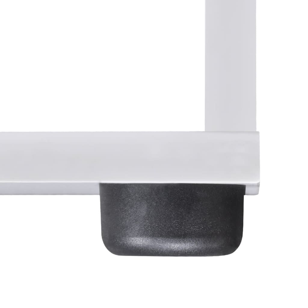vidaXL Treppenregal Bücherregal 142 cm Weiß
