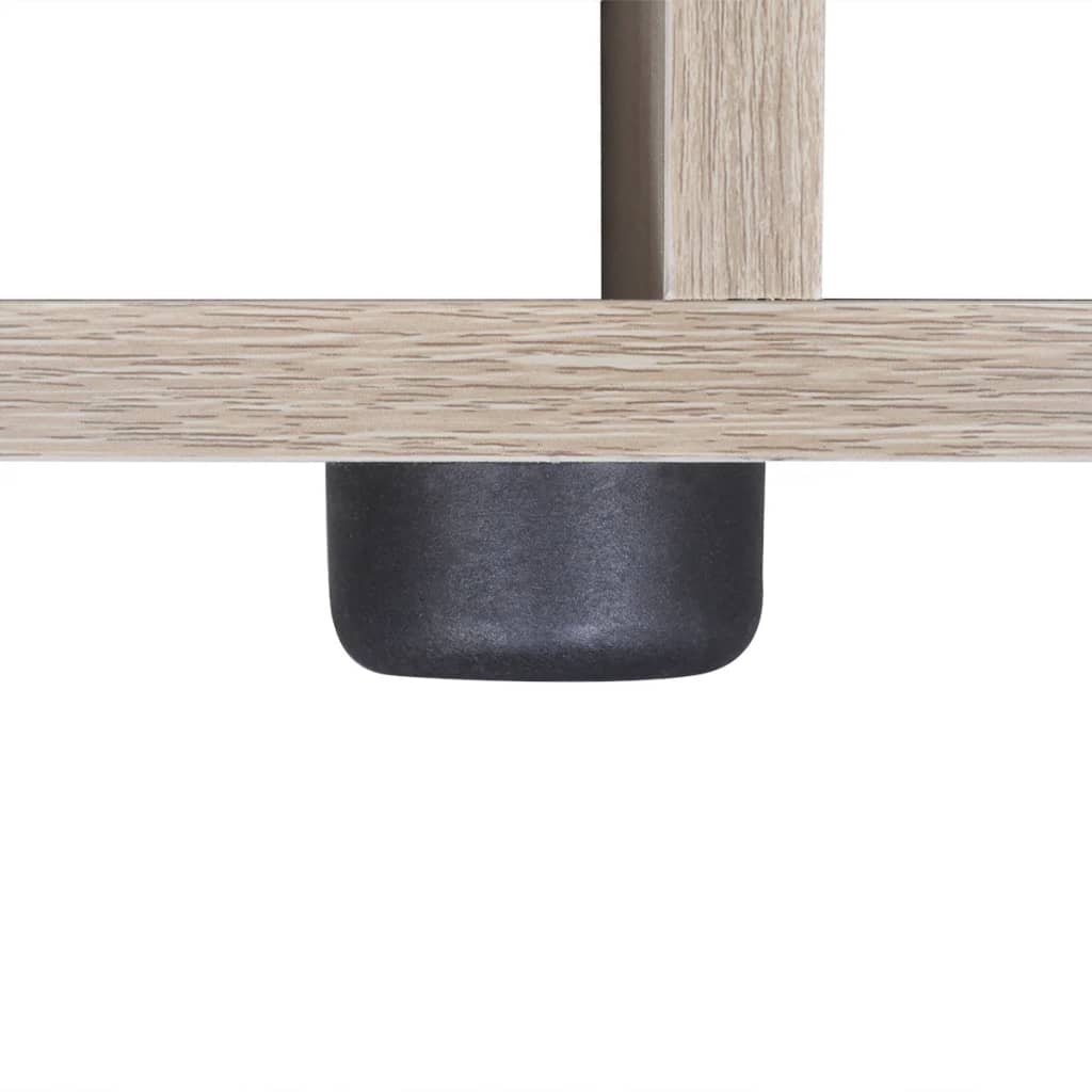 vidaXL Treppenregal Bücherregal 142 cm Eiche