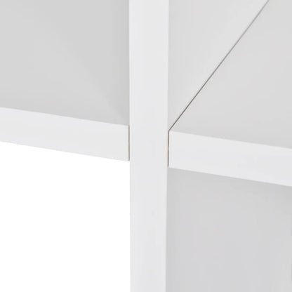 vidaXL Treppenregal Bücherregal 107 cm Weiß
