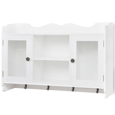 vidaXL Hängeschrank MDF Weiß