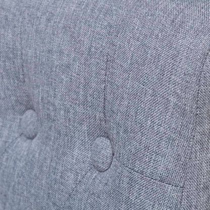 vidaXL Chaises de salle à manger 6 pcs Gris clair Tissu