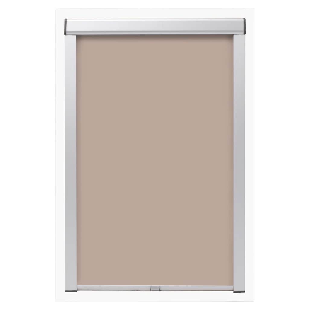 vidaXL Verdunkelungsrollo Beige F06