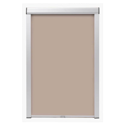 vidaXL Verdunkelungsrollo Beige F06