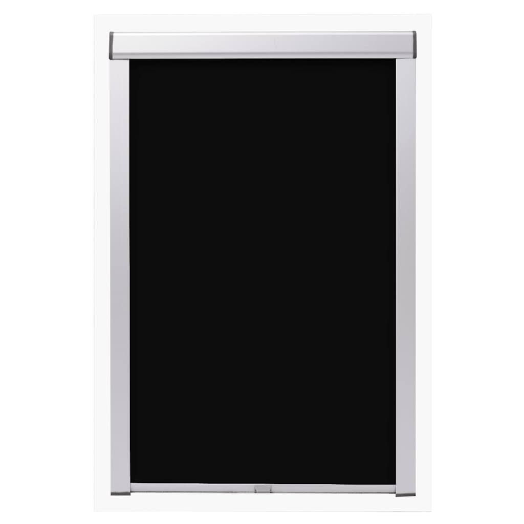 vidaXL Verdunkelungsrollo Schwarz M08/308