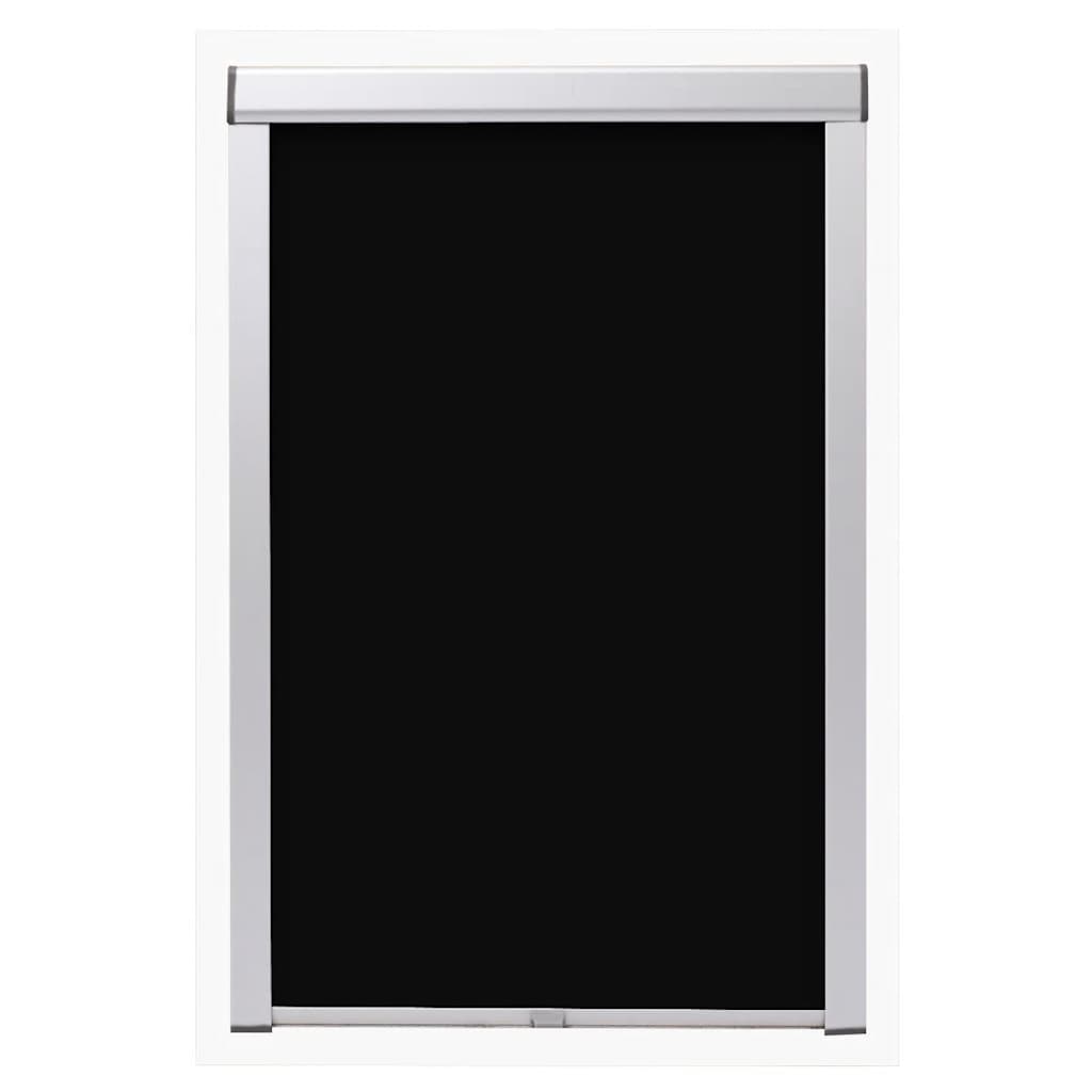 vidaXL Verdunkelungsrollo Schwarz P08/408