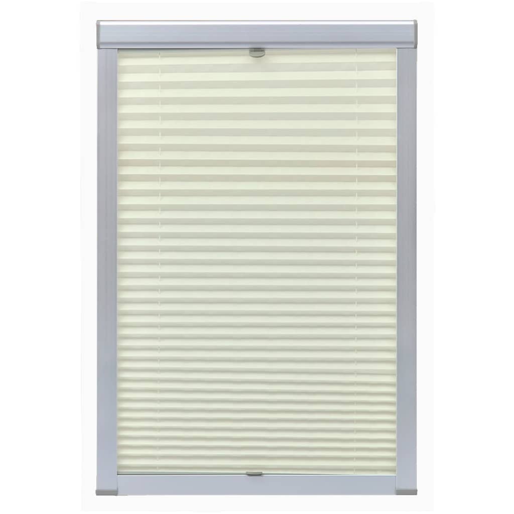 vidaXL Store plissé Crème P08/408