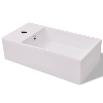 vidaXL 3-tlg. Badmöbel-Set mit Waschbecken Schwarz
