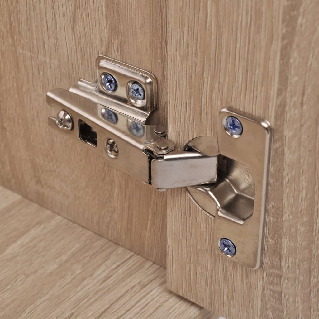 vidaXL 3-tlg. Badmöbel-Set mit Waschbecken Beige