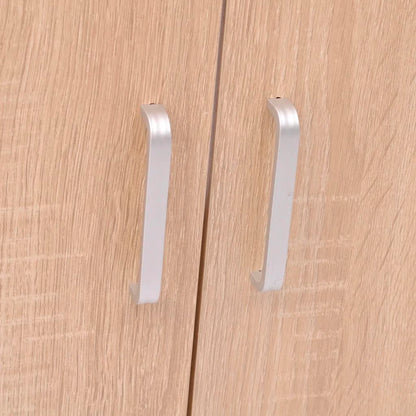 vidaXL 9-tlg. Badmöbel und Waschbecken Set Beige