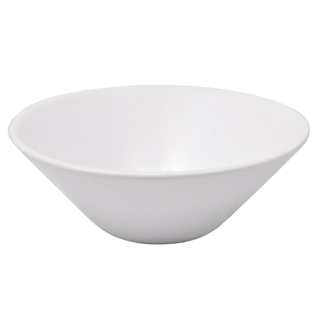vidaXL 9-tlg. Badmöbel und Waschbecken Set Beige