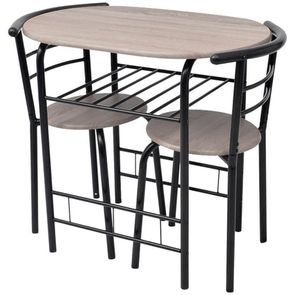 vidaXL Ensemble de bar de cuisine avec table et chaises en MDF