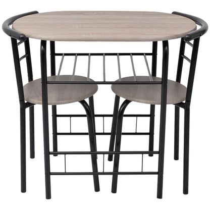 vidaXL Ensemble de bar de cuisine avec table et chaises en MDF