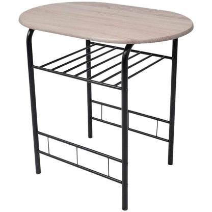 vidaXL Ensemble de bar de cuisine avec table et chaises en MDF