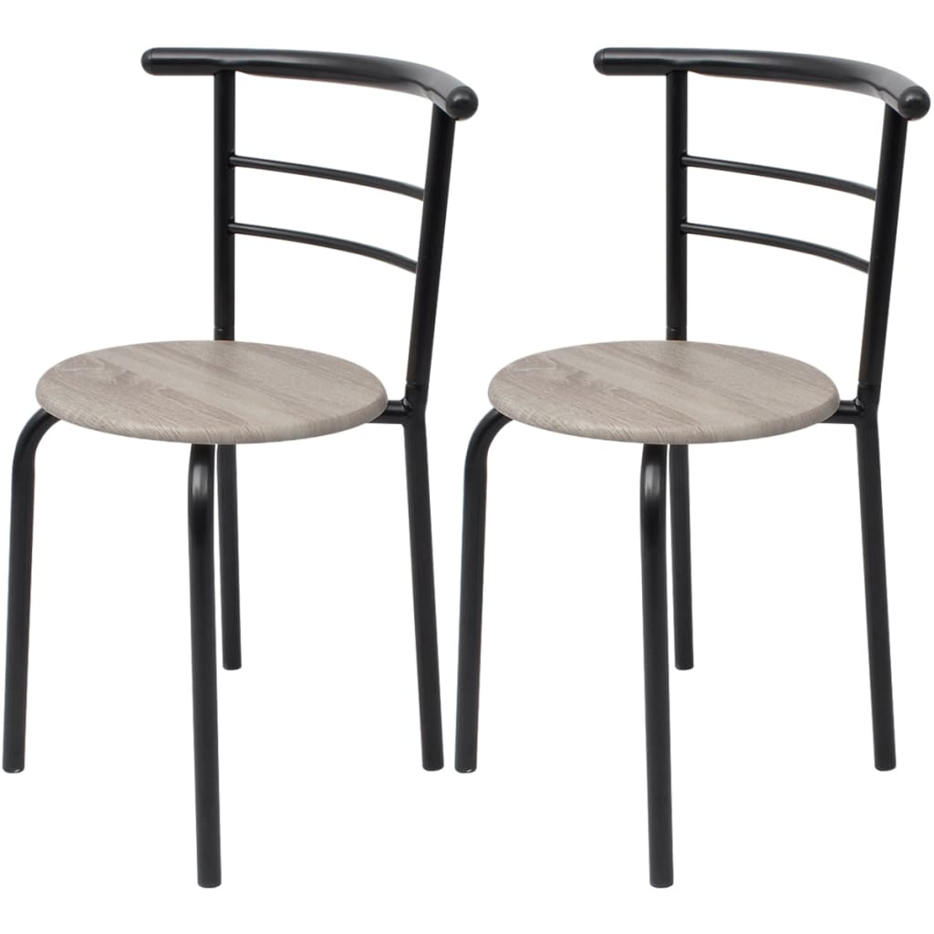 vidaXL Ensemble de bar de cuisine avec table et chaises en MDF