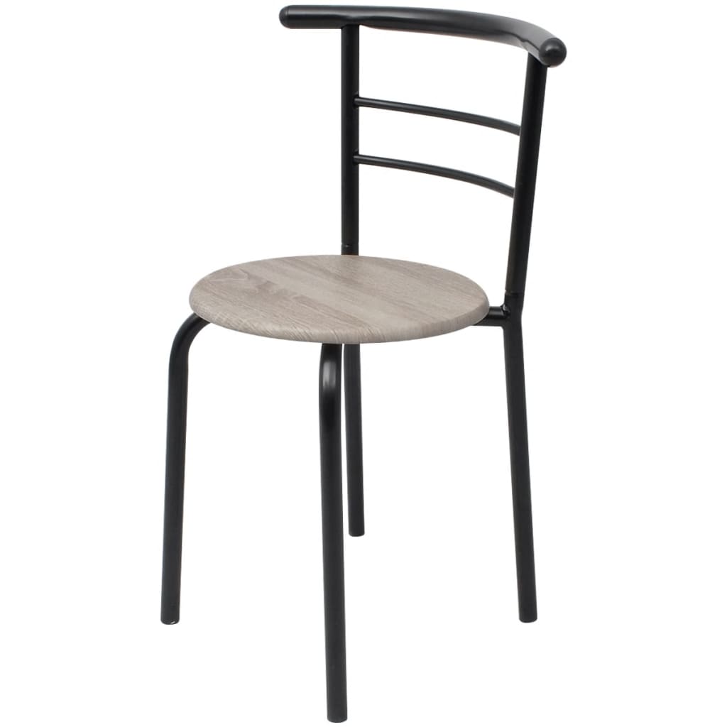 vidaXL Ensemble de bar de cuisine avec table et chaises en MDF