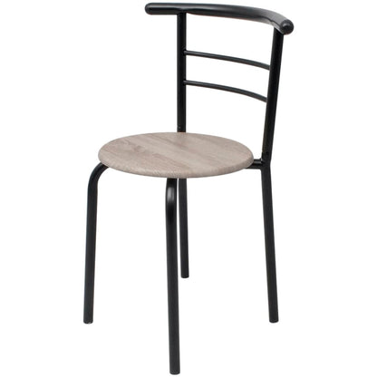 vidaXL Ensemble de bar de cuisine avec table et chaises en MDF