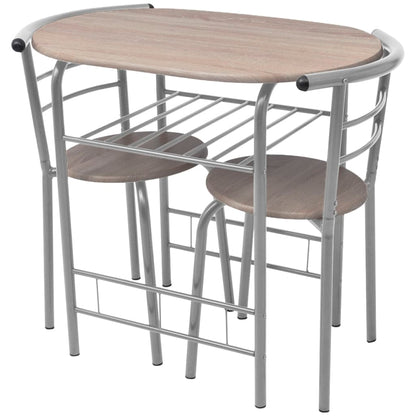 vidaXL Ensemble de bar de cuisine avec table et chaises en MDF