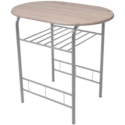 vidaXL Ensemble de bar de cuisine avec table et chaises en MDF