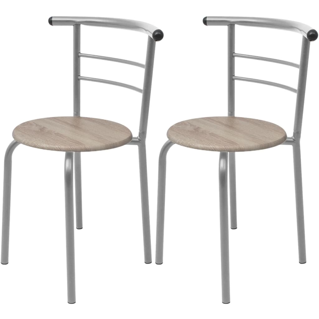 vidaXL Ensemble de bar de cuisine avec table et chaises en MDF