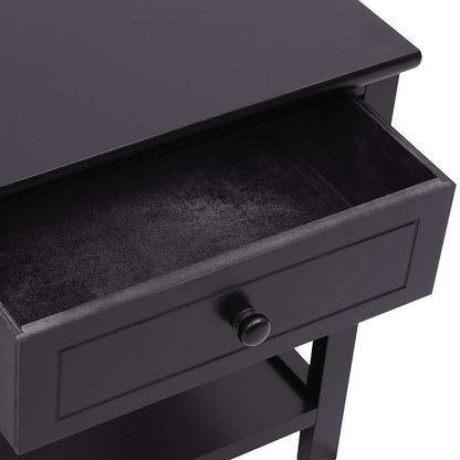 vidaXL Tables de chevet 2 pcs Bois Noir