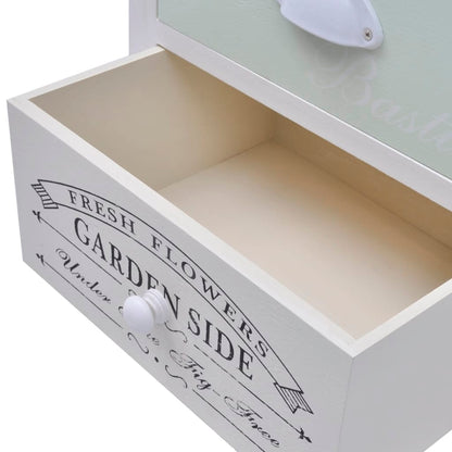 vidaXL Tables de chevet 2 pcs Bois style français
