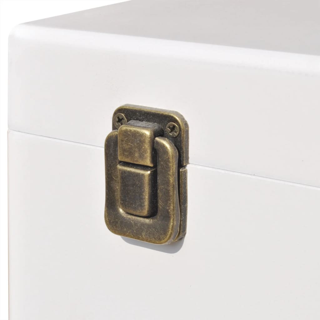 vidaXL Table d'appoint 40x30x57 cm Blanc