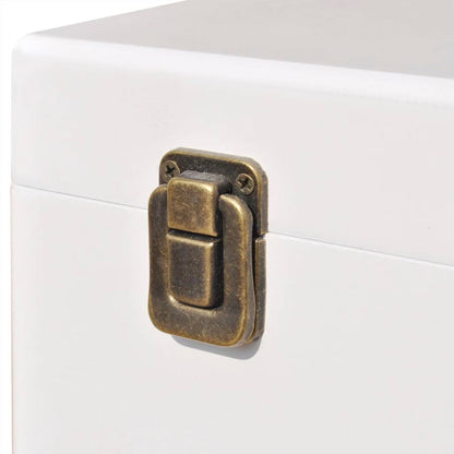 vidaXL Table d'appoint 40x30x57 cm Blanc