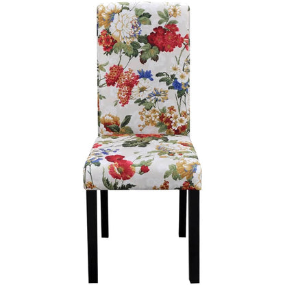 vidaXL Chaises de salle à manger 6 pcs Tissu multicolore