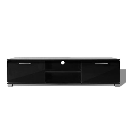 vidaXL TV-Schrank Hochglanz-Schwarz 120x40,5x35 cm